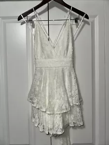 Selfie Leslie Mini Sommerkleid Spaghettiträger Spitze Blumen M - Bild 1 von 6