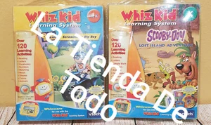 2 GAME LOT FOR BOB THE BUILDER SCOOBY DOO FANS FITS WHIZ KID LEARNING SYS READ - Picture 1 of 2