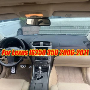 Black Leather Dashboard Cover Dash Protector Pad Mat For Lexus IS250 350 2006-11 - Picture 1 of 5