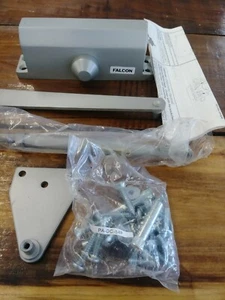 Falcon  Door Closer SC91 LESS COVER RW/PA TBWMS Aluminum finish. - Picture 1 of 2