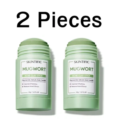 SKINTIFIC Mugwort Acne Clay Mask Stick 40gx 2 PCS. - Image 1 of 4
