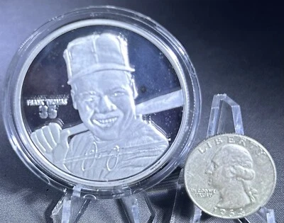 Frank Thomas Highland Mint 1.5 Troy Oz Fine Silver Elite Medallion #0405 of 2500 - Image 1 of 4