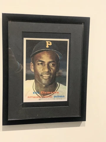 1957 Topps Roberto Clemente (Custom Mini Poser) Frame Not Included (READ) Cover