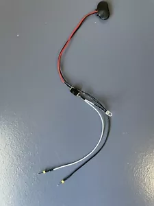 9 Volt Batterie Schnappverbinder mit Ein/Aus Druckschalter & LED - Bild 1 von 14