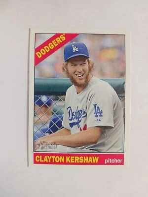 2015 Topps Heritage 100 Clayton Kershaw - Image 1 of 2