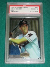 1995 Bowman's Best Richie Sexson Rookie Card PSA 8