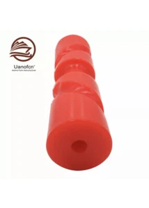 NEW 12 inch Red Self Centering Boat Trailer Roller , 5/8" Hole , Polyurethane - Picture 1 of 7