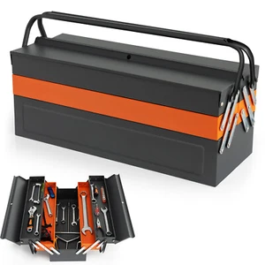 22-Inch Metal Tool Box Portable 5-Tray Cantilever Steel Tool Chest Cabinet - Picture 1 of 10