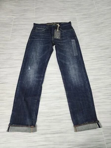 NWT American Eagle Original Taper Selvedge Blue Jeans Mens Size 28 X 32 - M1406 - Picture 1 of 7