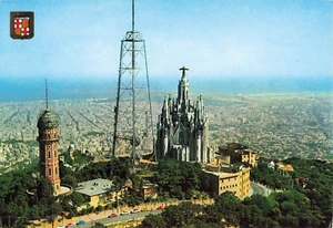 Postcard Spain View from the Air Barcelona. Amazing View - Foto 1 di 2