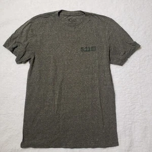 Camiseta gris pequeña manga corta 5.11 Tactical Triblend Legacy para mujer - Imagen 1 de 6