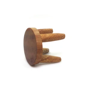 Dolls House Miniatures 1:12 Scale Furniture Wooden Retro Round Stool Accessories - Picture 1 of 5