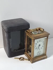 Pendulette de voyage reveil Frères COUAILLET - Pendule d'officier vers 1930 - Photo 1/13