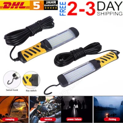 2X LED KFZ Arbeitsleuchte Werkstattlampe Magnet Handlampe Reparatur Stablampe DE - Bild 1 von 4