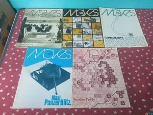 SPI (Simulations Publications) Moves Magazines Lot of 5 Issues No. 6 Thru 10 - Picture 1 of 1