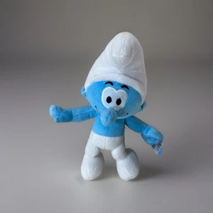 Happy Smurf Plush Doll The Smurfs 12 Inches Tall 2011 W/Tag - Picture 1 of 3