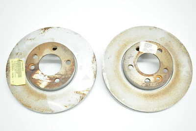 NEW: GENUINE VW VOLKSWAGEN FRONT BRAKE DISC ROTORS - TRANSPORTER T5 T6 MULTIVAN - Image 1 of 4