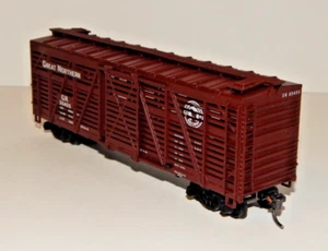 DR Athearn HO #1771 Great Northern 40' Stockcar #55405 Assembled Kit Kadees Used - Picture 1 of 7