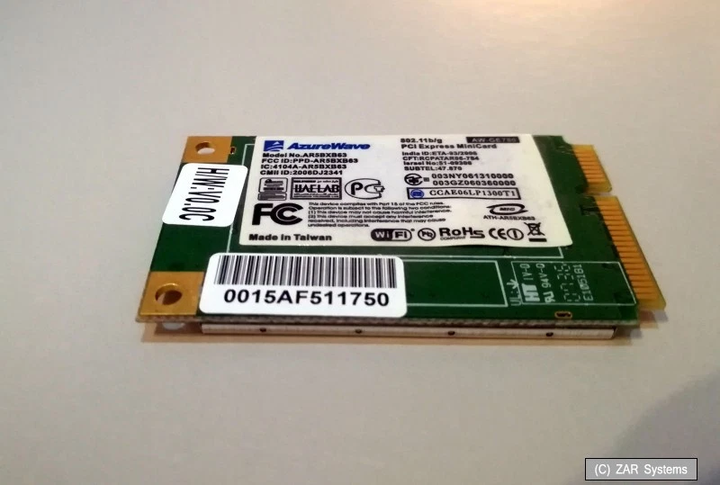 Original Ersatzteil für Asus X50R: WLAN WiFi Modul Karte AR5BXB63, 100% OK - Bild 1 von 1