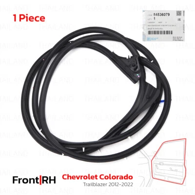 Sello de goma para puerta delantera derecha Chevrolet Colorado 2012-22 Foto 1 de 4