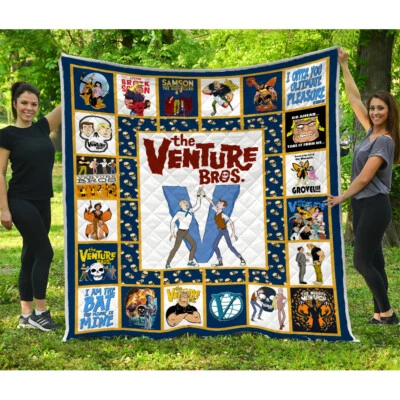 MEPERUS The Venture Bros Quilt, The Venture Bros Cartoon TV Series Quilt Blanket