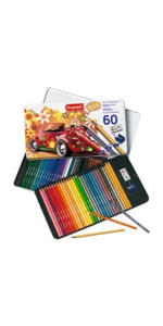Lápices de colores XXL en caja metálica, 60 unidades - Imagen 1 de 1