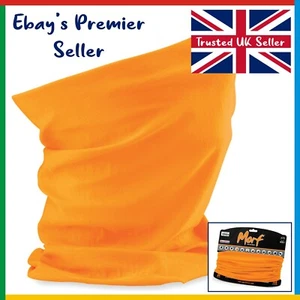 ORANGE Beechfield * 3 in 1 Face Cover Morf * Snood Schal * Atemmaske - Bild 1 von 8