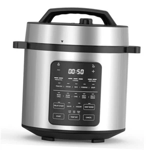 6 QT Electric Pressure Cooker 12-in-1 Multi Digital Cookers, Rice Steamer  - Picture 1 of 7