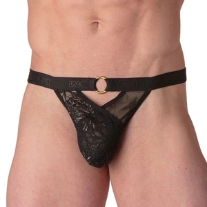 WOH Pura Seduzione G-String perizoma intimo uomo lingerie maschile pizzo trasparente sexy - Foto 1 di 9