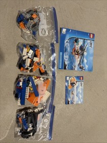 Lego 7338 City Town Coast Guard 100% Complete w/ Manual & Minifigs