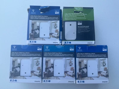 (лот из 5) Eaton Z-Wave Plus беспроводной подключаемый модуль включения/выключения, RF96APM - Изображение 1 из 4