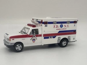 Code 3 Collectibles FDNY EMS 253 Ford F-350 Ambulance  Old Paint Scheme (12107) - Picture 1 of 7