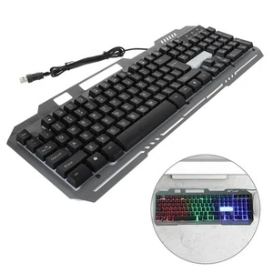 Light- Emitting Gaming Keyboard USB Keyboard Office Keyboard Computer Accessory - Afbeelding 1 van 12