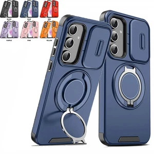 Ring Stand Shockproof Phone Case For Samsung Galaxy A16 A36 A56 S25 S245G Cover - Picture 1 of 17