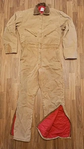 Vintage Walls Zero-Zone Thermo Overall Oberbekleidung Herren XL Reg 46-48 Workwear hellbraun - Bild 1 von 17