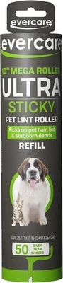 Evercare 10” Mega rodillo de pelusa multiusos para mascotas paquete de 1 (50 hojas), verde  Foto 1 de 4