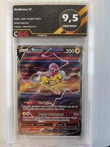 Carte Pokémon FR Raikou V (CRZ GG41) Zénith Suprême CGG 9,5 27460018 - Picture 1 of 3