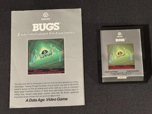Bugs (ATARI 2600, 1982) Game with Manual - Tested & Working - Authentic - Picture 1 of 7