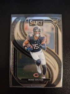 2024 Panini Select Rome Odunze RC Premier Level Base Rookie #136 Chicago Bears - Bild 1 von 2