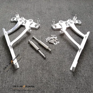Pair Aluminum Hood Hinge Kit For 1967-1969 Chevrolet Camaro 5.0L 5.3L 5.7L 6.5L - Bild 1 von 6