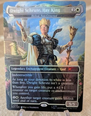 Dwight Schrute, Hay King - Heliod, Sun-Crowned Secret Lair Drop FOIL MTG - Image 1 of 2