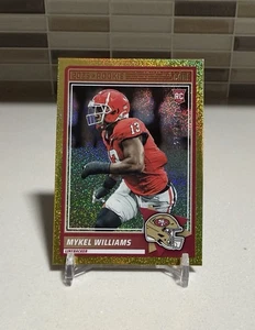 Puntuación 2025 - Rookies Mykel Williams #28 Gold Sparkle/499 (RC) 49ers - Imagen 1 de 2