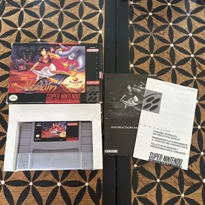 Disney's Aladdin - Super Nintendo - SNES CIB Complete Box Manual - Picture 1 of 11