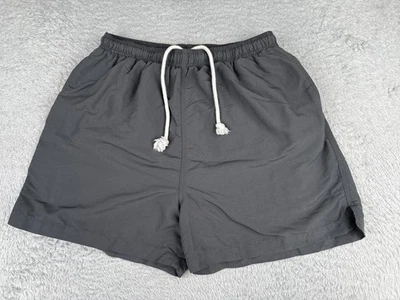 VINTAGE Tommy Bahama Bañador Hombres Medio Gris Forrado Cintura Elástica Vacaciones 5" Foto 1 de 4