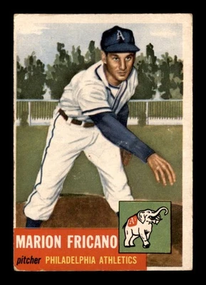 1953 Topps #199 Marion Fricano RC VG/VGEX X3154266 - Image 1 of 2