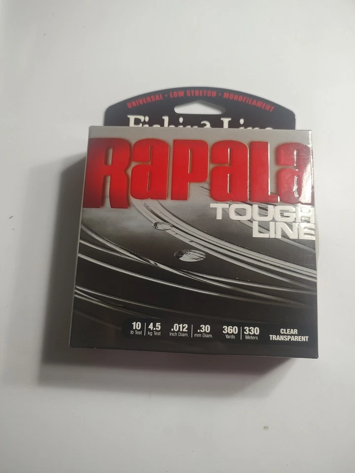 Línea de Pesca Rapala Línea Resistente 6 lb Prueba 360 Yardas Universal Bajo Estiramiento Mono Foto 1 de 4