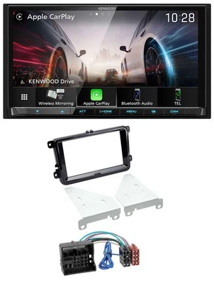 Kenwood MP3 2DIN USB DAB Bluetooth Autoradio für VW T6 2015-2019 Klavierlack sch - Bild 1 von 4