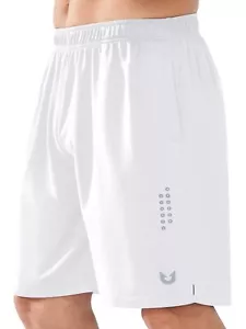 Men's 10" Athletic Basketball Shorts Workout Gym Quick Dry Shorts Lightweight... - Picture 1 of 7