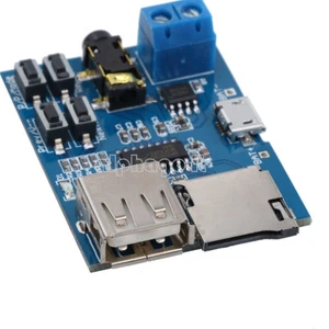 MP3 Format Decoder Board Decoding Audio Player TF Card U Disk Amplifier Module - Picture 1 of 4
