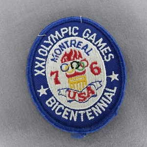 XXI Olympic Games USA Montreal Canada 1976 3.5" x 2 3/4" Patch - Picture 1 of 2